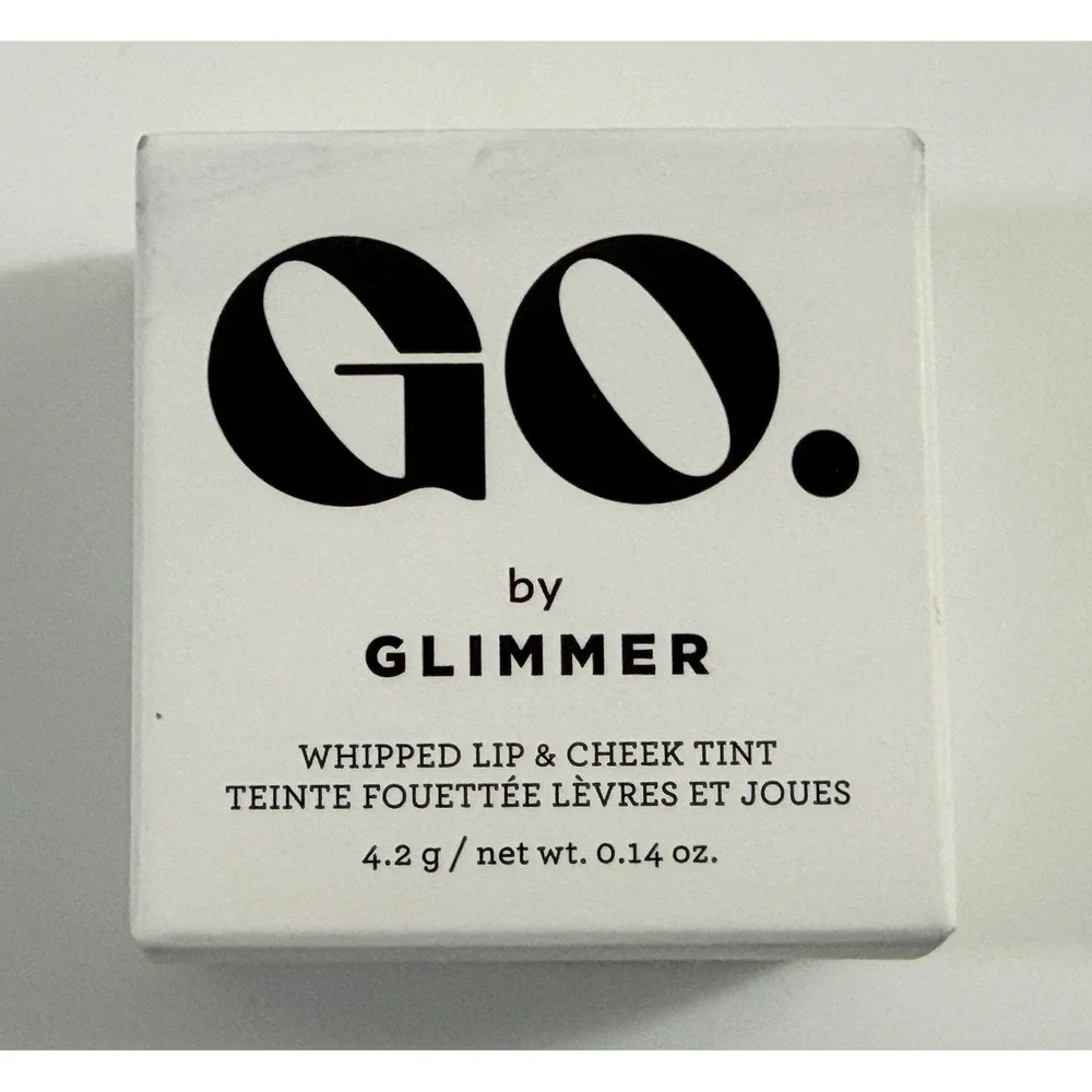 GO. by GLIMMER‎ Lip & Cheek Tint Womens 0.14oz Blushed Rose Whipped Matte Cream